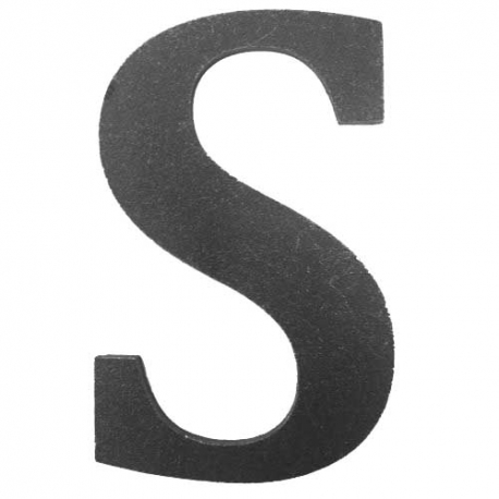 Litera stalowa "S" L-S-L
