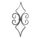 Rozeta romb 430x135x20-6