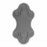 Płytka stalowa ozdobna 275x115x4