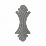Płytka stalowa ozdobna 250x107x4
